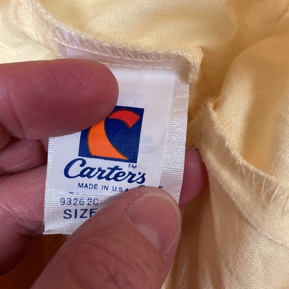 Nwot vintage carters yellow summer pants stars music notes size 5 - Picture 5 of 8